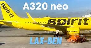 Así es viajar con SPIRIT AIRLINES en un Airbus A320neo | LAX - DEN