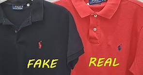 Real vs. Fake Ralph Lauren polo shirt. How to spot fake Ralph Lauren shirts and polos