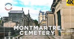 PARIS FRANCE Montmartre Cemetery 🇫🇷18th arrondissement 4K Full Walking Tour