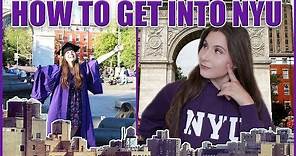 HOW TO GET INTO NYU FILM SCHOOL *Tips From an Alum*