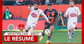 Montpellier 1-3 Brest : Le résumé et les buts 🔴⚪