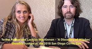 A Discovery of Witches - Teresa Palmer, Lachlan MacKinnon Interview (Comic Con)