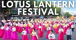 SEOUL KOREA - 2023 Seoul Lotus Lantern Festival Parade
