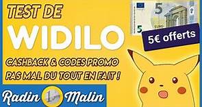 Test et avis sur Widilo - Pas mal, ce site de cashback et bons plans 😮