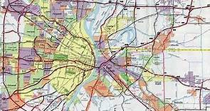 map of St Louis