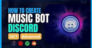 HOW TO CREATE A DISCORD MUSIC BOT 2024 | FULL GUIDE | FREE HOSTING