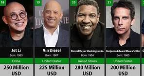 TOP 30 most RICHEST Actors From All Over The World