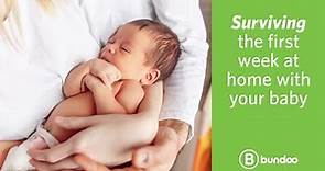 Surviving the first week at home with your baby
