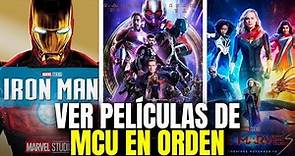 CÓMO VER LAS PELÍCULAS DE MARVEL EN ORDEN CRONOLÓGICO?