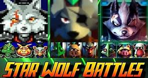 Evolution of Star Wolf Battles in Star Fox Games (1993-2016)