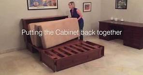 Converting Queen Murphy Cabinet Bed