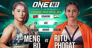 Women’s MMA WAR 😤 Meng Bo vs. Ritu Phogat Was INTENSE