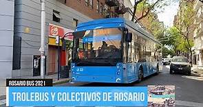 Trolebus y colectivos de Rosario 2021