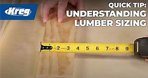 Quick Tip: Understanding Lumber Sizing