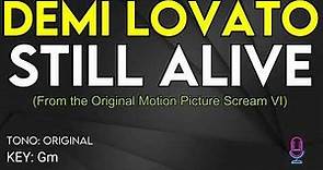 Demi Lovato - Still Alive - Karaoke Instrumental