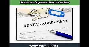 Rental Lease Agreement - Free Rental Agreement Template