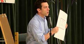 B.J. Novak reads from "The Book with No Pictures"
