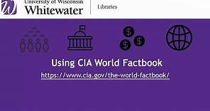 Using CIA World Factbook