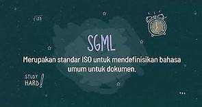SGML (Standard Generalized Markup Language)