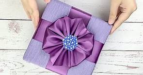 禮物包裝 | 禮物盒包裝+多層蝴蝶結教學（圓形款）