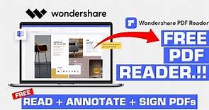 24. Best free pdf reader for windows 10 - Wondershare PDF Reader | #freepdf, #pdfreader