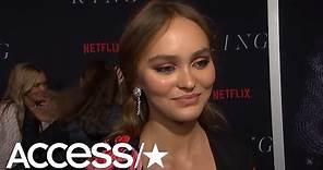 Lily-Rose Depp Gushes Over Working With Real-Life Boyfriend Timothée Chalamet