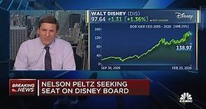 Breaking News: Nelson Peltz seeks Disney board seat