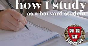 How I Study as a Harvard Student 하버드생의 공부법