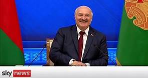 Belarus President Lukashenko: 'You can choke on those sanctions in the UK'