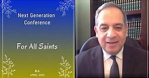 Msg 04 - For All Saints - Next Generation Conference