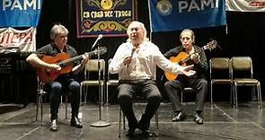 Roberto Ayala en la casa del tango junto a Carlos Juarez y Marcelo Rey
