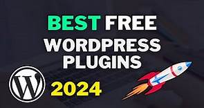 7 Best FREE WordPress Plugins for Beginners (2024) – Easy to Use!
