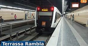 Terrassa Rambla S1 : FGC Barcelona ( UT 112 - 113 ) [2015]
