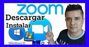✔️𝐂𝐨𝐦𝐨 𝐝𝐞𝐬𝐜𝐚𝐫𝐠𝐚𝐫 𝐙𝐎𝐎𝐌 𝐩𝐚𝐫𝐚 𝐩𝐜 𝐞𝐧 𝐄𝐒𝐏𝐀Ñ𝐎𝐋 , Zoom como funciona , como usar zoom, zoom en español
