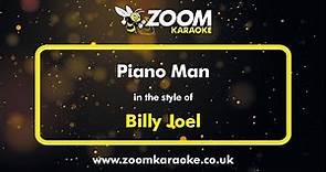 Billy Joel - Piano Man - Karaoke Version from Zoom Karaoke