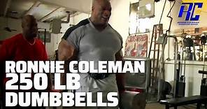 Ronnie Coleman 250 lb Dumbbell Shoulder Workout | 1080 HD | Relentless | Ronnie Coleman