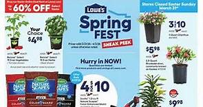 Lowe’s Weekly Ad March 21 – April 3, 2024