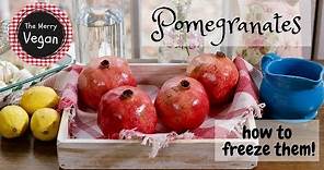 How To Store & Freeze Pomegranate Seeds 🌿