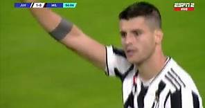 Gol de Álvaro Morata para el 1-0 del Juventus vs. Milan por la Serie A. (Video: ESPN)