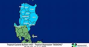 LPA is now Tropical Depression Dodong; 16 areas under Signal No. 1 – Pagasa