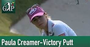LPGA: HSBC Women's Champions - Paula Creamer Victory Putt vs. Azahara Munoz
