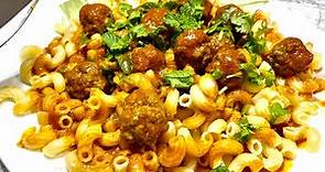 How to make Meatball Pasta | Meatballs with Macaroni