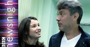 Zhanna Nemtsova, daughter of murdered Boris Nemtsov speaks to Newsnight