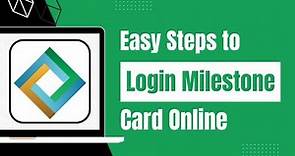 Milestone Credit Card Login - How to Login Milestone Credit Card Account !