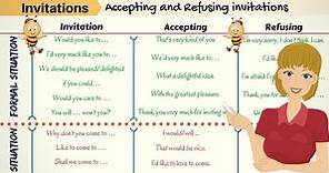 How to Accept and Refuse Invitations in English