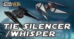 TIE SILENCER/TIE WHISPER Breakdown- Kylo Ren's elite fighters |Star Wars Hyperspace Database|
