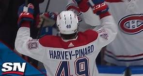 Rafael Harvey-Pinard In The Right Place At The Right Time For His First NHL Goal