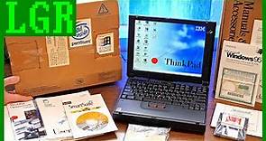 $4,000 Laptop From 1997: Unboxing a NEW IBM ThinkPad 380ED!