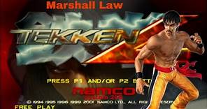 Tekken 4 Marshall Law Namco System 246 arcade gameplay
