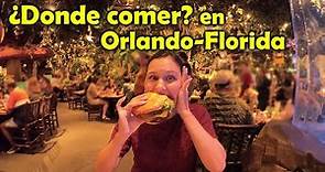 ¿Cuanto cuesta comer en Orlando-Florida? TOUR POR RESTAUNATES / Los Mapamundis 🌍